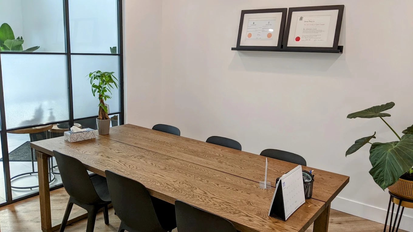 The boardroom at the firm's Bristol Circle office